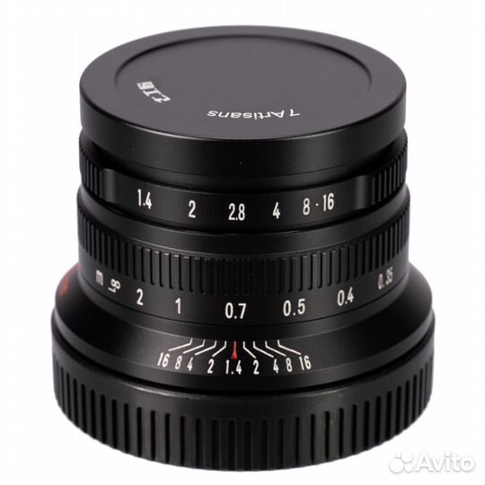 Объектив 7artisans 35mm F1.4 APS-C EOS-R Mount чер