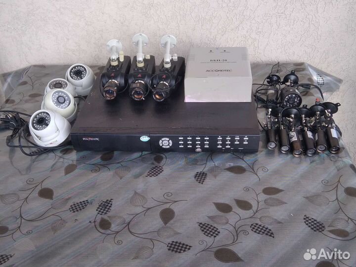 Видеорегистратор для видеонаблюдения с камерами