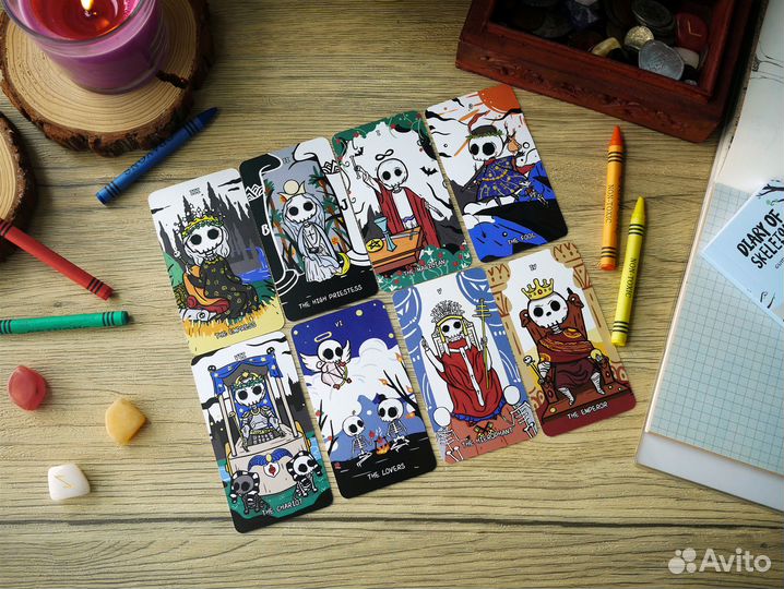 Diary of Skeleton Tarot колода таро