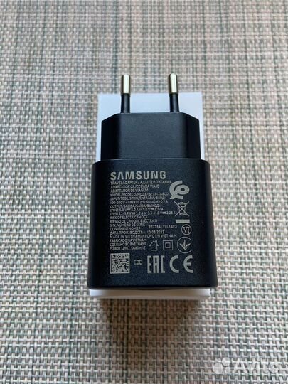 Зарядка Samsung 25w + кабель (Новые)