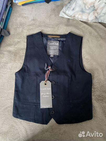 Рубашки, жилетка cool club. 128