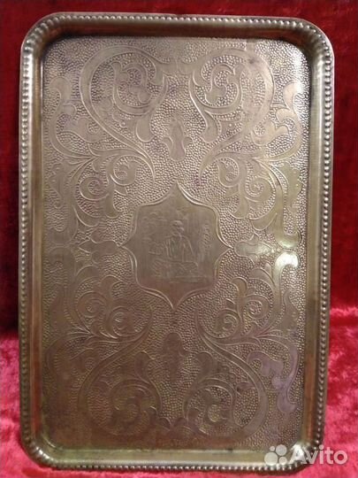 Фарфоровые тарелки, Англия, мусульманский поднос