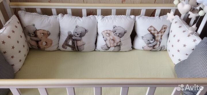 Бортики в кроватку