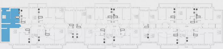 2-к. квартира, 72,4 м², 5/5 эт.