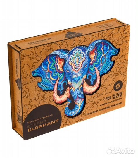 Фигурный пазл Unidragon, Вечный Слон, размер King