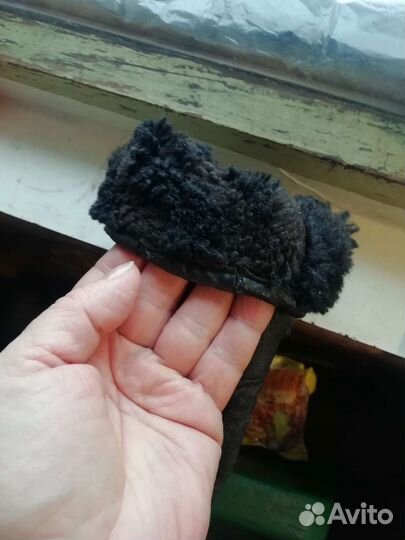 Мужские кожаные перчатки зимние СССР