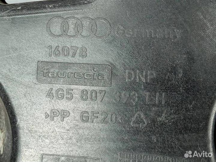 Направляющая заднего бампера левая Audi A6 4G 20