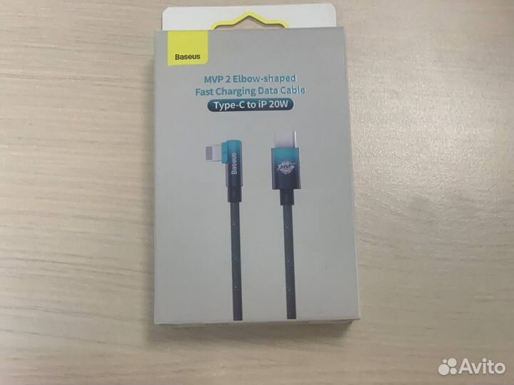 Кабель Baseus, Type-C - Lightning, 2 m, L-образный