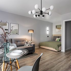 Квартира-студия, 32 м², 2 кровати