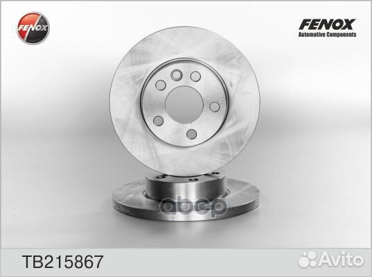 Диск тормозной VAG transporter IV TB215867 fenox