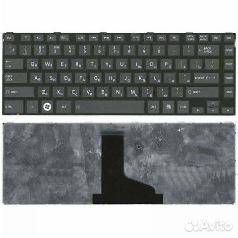 Клавиатура для ноутбука Toshiba L800 L830 черная