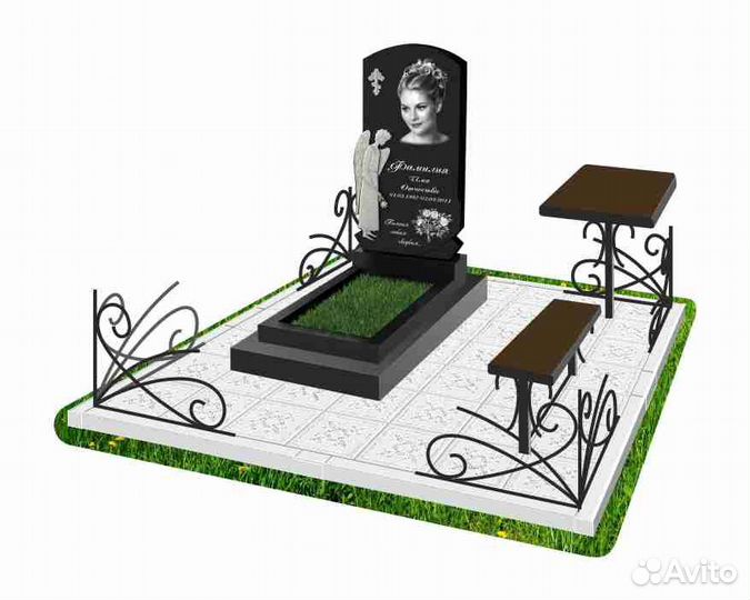 Изготовление Фрезеровка и установка памятников