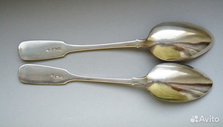 Ложки столовые серебро 84 1894 год