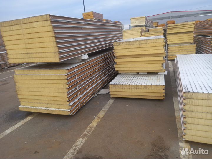 Сэндвич панели бу 20000 м2 в наличии