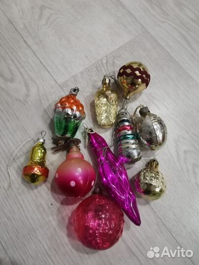 Елочные игрушки СССР
