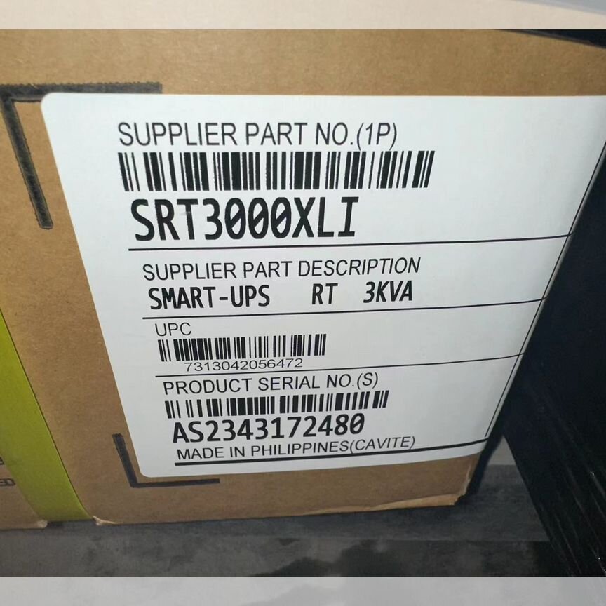 [SRT3000XLI] Ибп Apc Smart-Ups Srt 3000va Srt3000xli