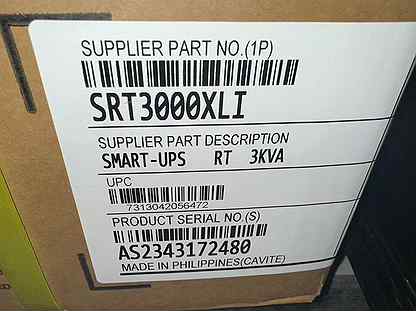 Ибп APC SRT3000XLI Smart-UPS SRT 3000VA