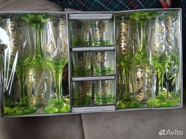 Подарочный набор бокалов из хрусталя