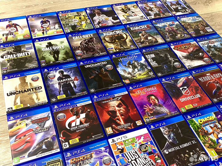 Игры бестселлеры на PS 4 и PS 5