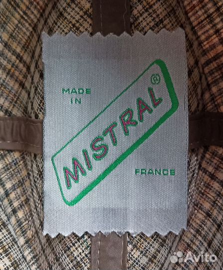 Винтажная шляпа Mistral made in France