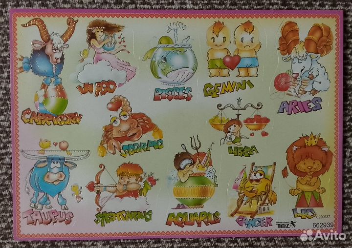Наклейки конца 90х начала 2000х гг