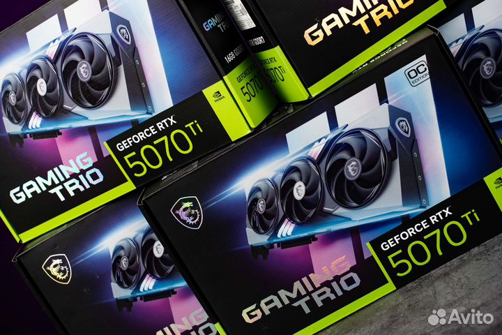 MSI GeForce RTX 5070 Ti gaming trio OC plus 16G