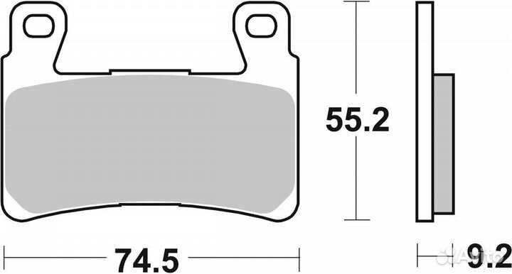 Тормозные колодки передние Harley Davidson Fat Boy