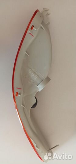 Указатель поворота в бампер желтый