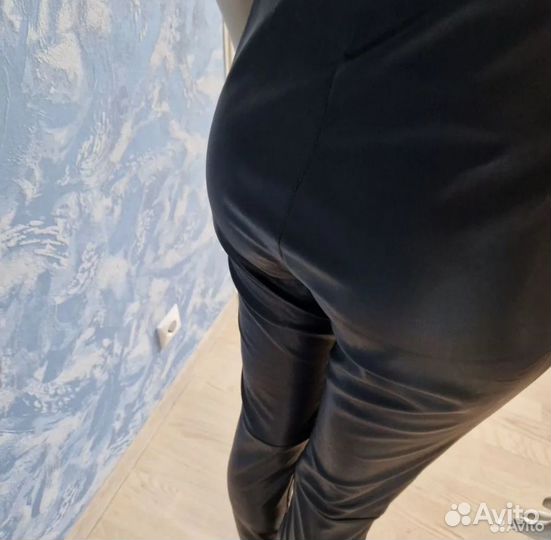 Брюки кожаные новые размер 44
