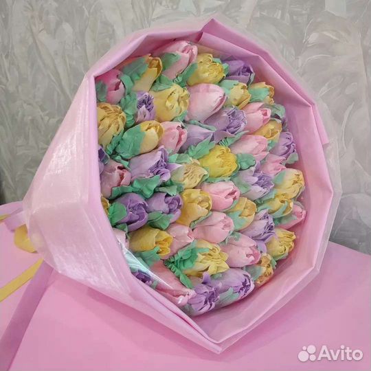 Букет из зефира к 1 сентября