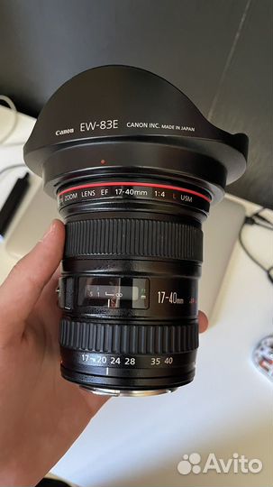 Объектив canon ef 17 40 f4 usm