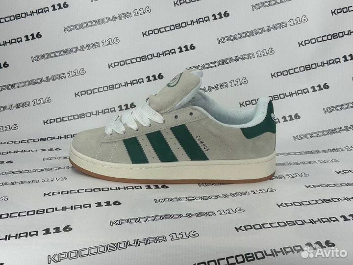 Кроссовки Adidas campus 00S grey green