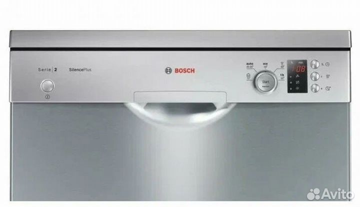 Посудомоечная машина Bosch SMS25AI07E, серебристый