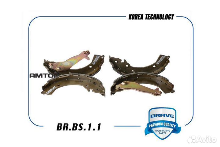 Brave brbs11 BR.BS.1.1 brave Колодка тормозная зад