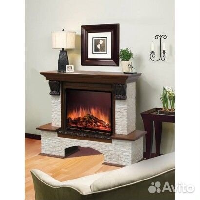 Электрокамин Glenrich Бостон Карелия 33
