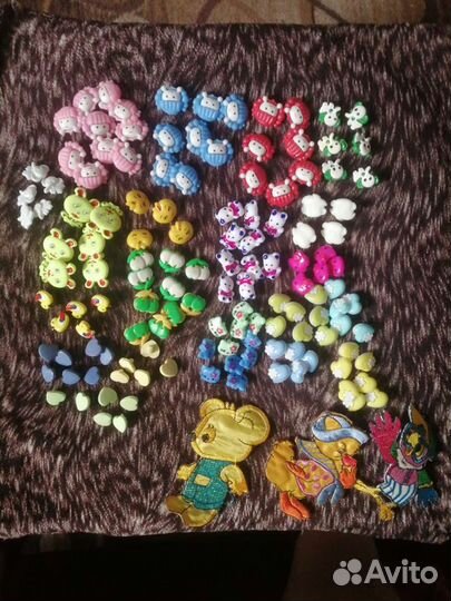 Ткань, пуговицы детские