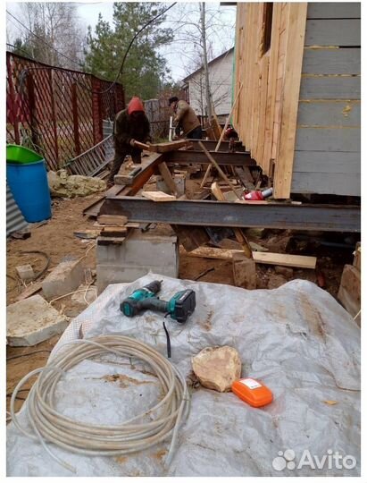 Сваи. Реконструкция фундамента винтовыми сваями