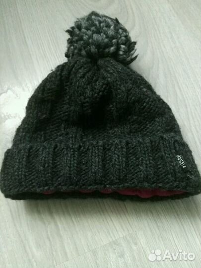 Шапка зимняя, вязанная, теплая для мальчика