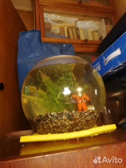 10 л круглая ваза аквариум