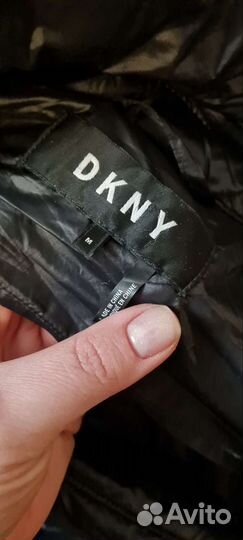 Полупальто dkny с пуховым жилетом