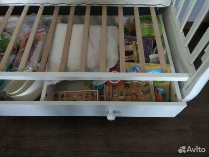 Детская кроватка-качалка Гандылян