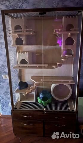 Витрина для шиншилл бу