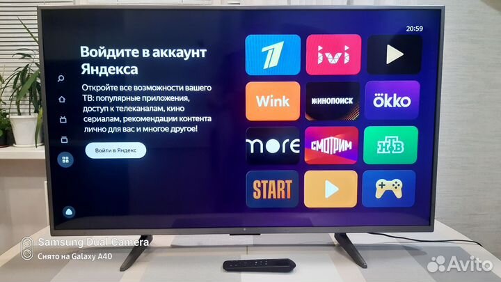Телевизор SMART tv Dexp 43 Яндекс тв
