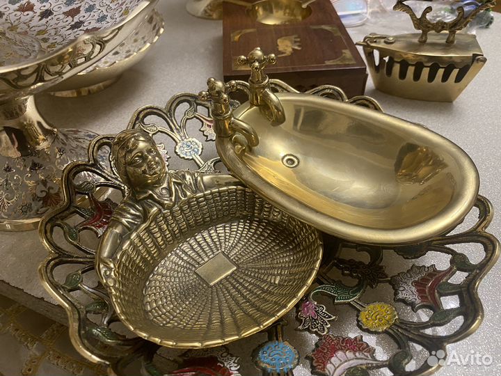 Мыльницы корзинка и ванночка