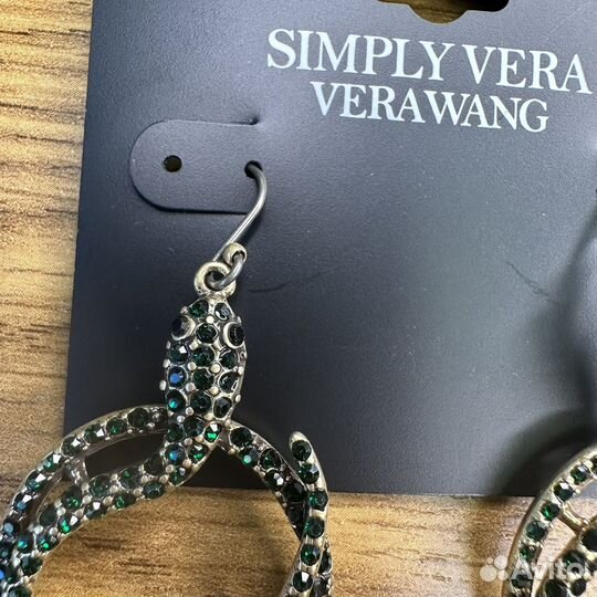 Серьги Simply by Vera Wang змеи