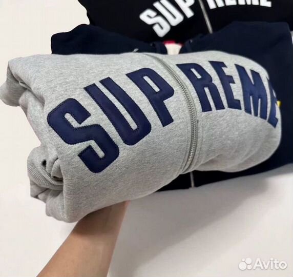 Зип худи толстовка Supreme