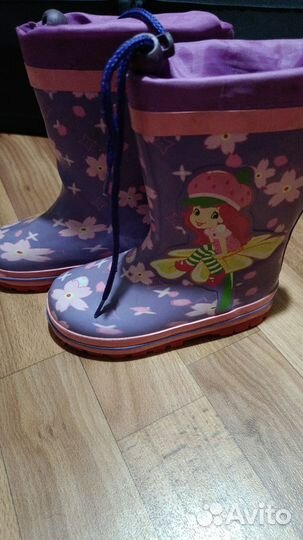 Детские резиновые сапоги