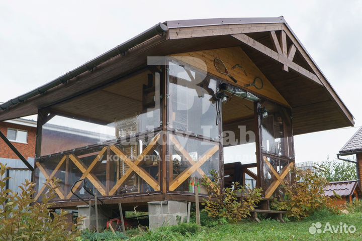 Мягкие окна для террас и беседок от производителя