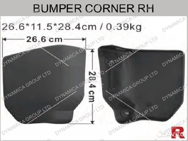 Клык бампера RH NissanUD CM8* 28252-1470 1987-1994