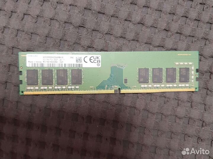Оперативная память ddr4 8gb samsung